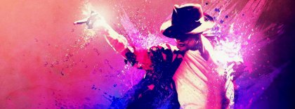 Michael Jackson Retro Abstract Cover Facebook Covers
